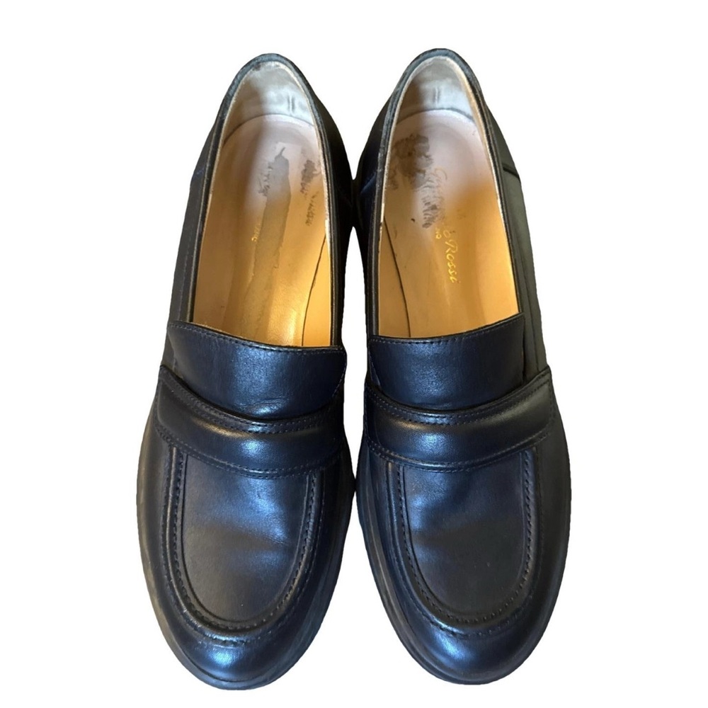SOLD - Gianvito Rossi Argo Black Leather Loafers 40